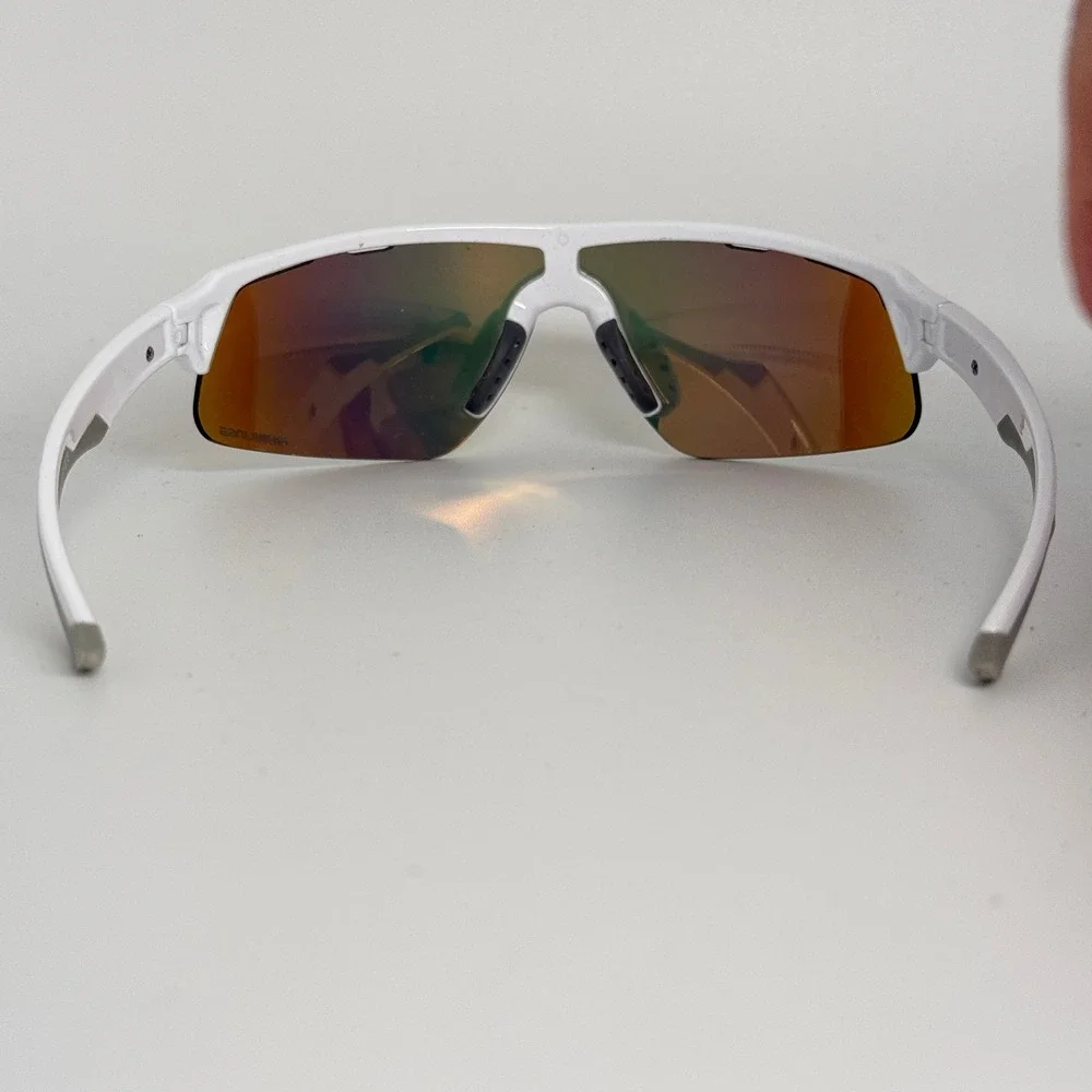 Rawlings SR1020 RY 2001 White Orange Mirror Sport Sunglasses‎ Baseball Mens